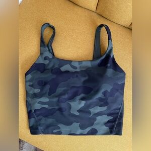Old Navy Active Camouflage Print Active Tank Top Cropped Sz S Sporty Athleisure